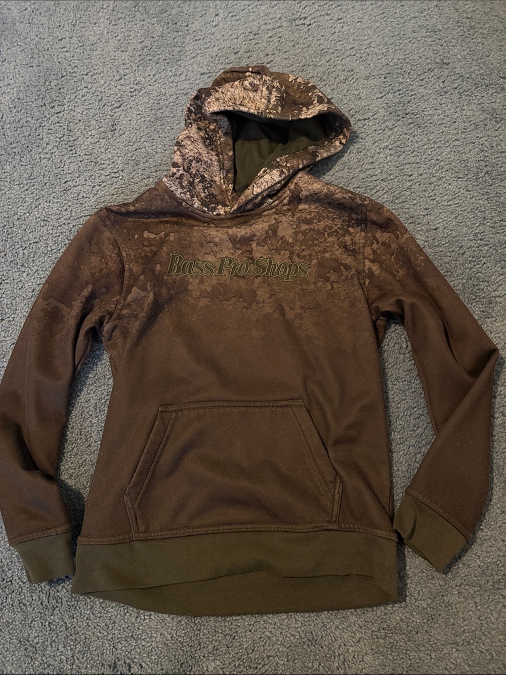 Bass Pro Shops Brown Camo Kids Hoodie